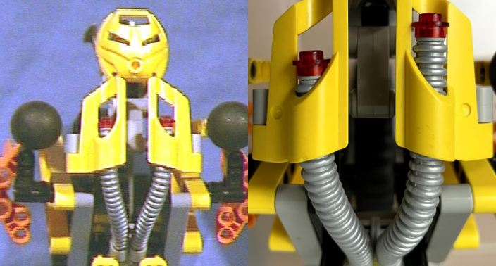 Left is original, right is replica with 8L and 9L eye stalks for comparison